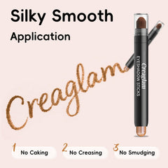Creaglam eyeshadow stick fenugreek swatch for earthy depth