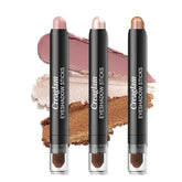 Creaglam eyeshadow stick matte dusty pink swatch for soft daytime look