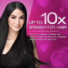 Cream Silk Standout Straight, pelo liso y brillo notable tras el uso.