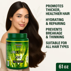 Crece Pelo cabello suave y brillante gracias a la fórmula hidratante.