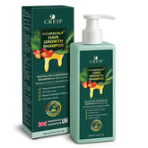 Creip Rosemary & Batana Oil Shampoo bottle pouring for easy daily use.
