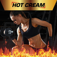 Crema Caliente para Sudor 2Pack, textura cremosa, absorción rápida durante el entrenamiento.