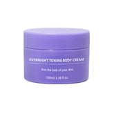 Crema corporal nocturna tonificante con envase de lujo para cuidado diario y firmeza