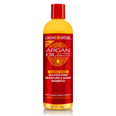 Creme of Nature Argan Oil Morocco bottle with radiant shine and hydrated hair.