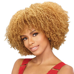Creme of Nature Exotic Shine Ginger Blonde applicator brush demonstrates even application