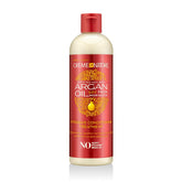 Creme of Nature Intensive Conditioning Treatment argan oil bottle showing premium moisture benefits