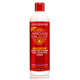 Creme of Nature Moisture and Shine Curl Activator Creme jar showing defined, hydrated curls