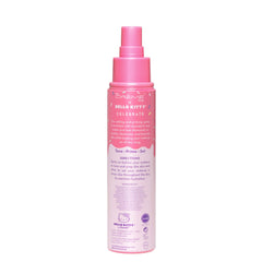 The Crème Shop Hello Kitty shelf display emphasizes hydration and gentle skin benefits.