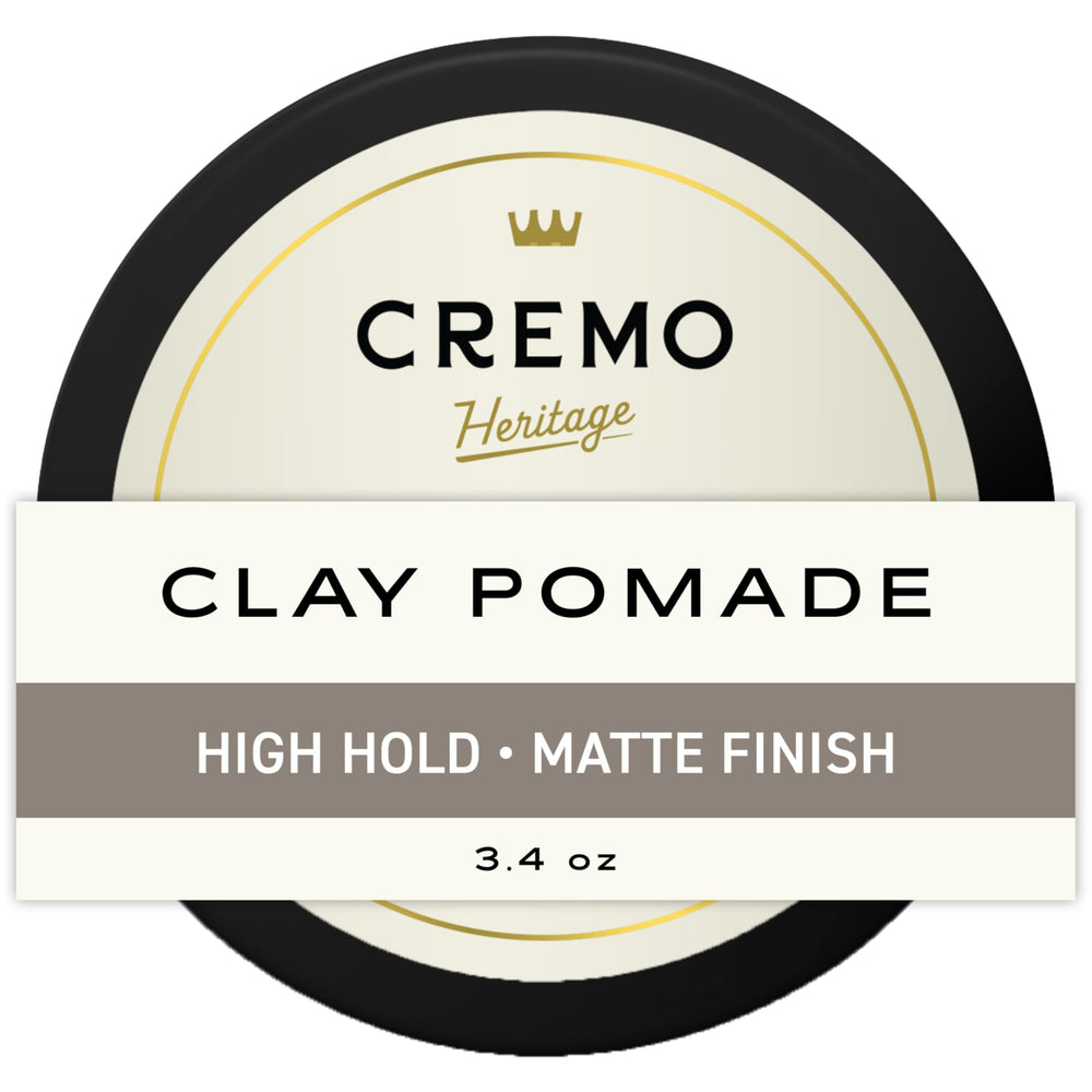 Cremo arcilla estilizante en bote de 3.4 oz para peinado duradero