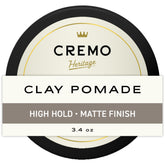 Cremo arcilla estilizante en bote de 3.4 oz para peinado duradero