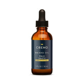 Cremo Beard Oil Palo Santo bottle delivers premium scent for smooth, hydrated beard.