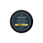 Cremo Beard & Scruff Cream Palo Santo bottle ready for light-hold styling