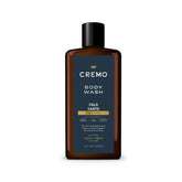 Cremo Gel de ducha para hombre, botella de Palo Santo, fragancia elegante y limpieza suave.