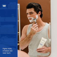 Cremo Cooling Shave Cream foam on skin for easy glide