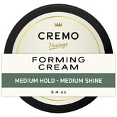 Cremo crema para peinar: botella compacta lista para viajar con control flexible.