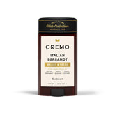 Cremo desodorante para hombre con bergamota italiana, aplicación suave en la piel