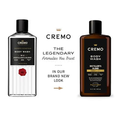 Cremo espuma cremosa que cuida la piel durante la ducha diaria.