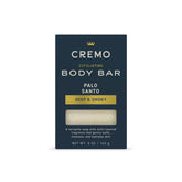 Cremo Exfoliating Body Bar Palo Santo scent for a refreshing cleanse