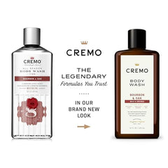 Cremo Jabon Cuerpo Bourbon y Roble: empaque varía, lujo asequible para la rutina.