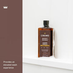 Cremo Jabón Cuerpo Hombre Vanilla aplicacion-ducha, piel hidratada.