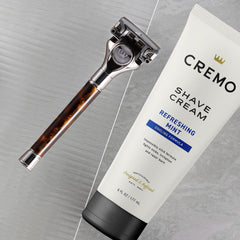 Cremo menthol cooling close-up showing refreshing sensation after application