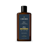 Cremo Palo Santo: botella de champú 2-en-1, ideal para cabello limpio y manejable.