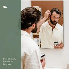 Cremo crema para peinar permite reactivar el estilo en cabello no lavado.