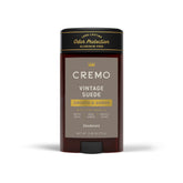 Cremo Vintage Suede desodorante para hombre en botella de 75 g con protección de olor