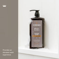 Notas aromáticas de Vintage Suede emergen durante la ducha.