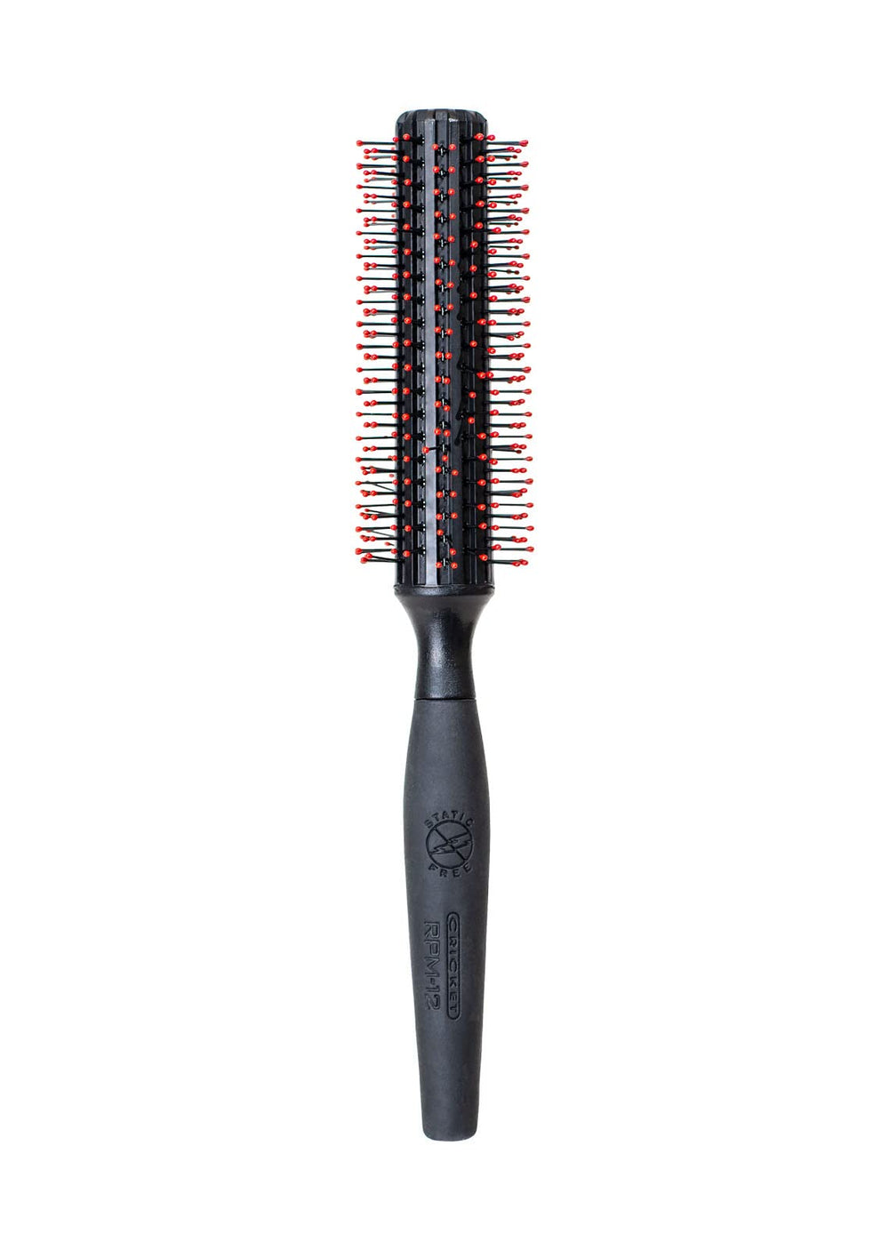 Cricket RPM 12 Round Brush close-up bristles deliver smooth detangling and anti-static finish.