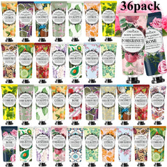 CRISTALBOX crema de cuerpo fragancias 36 pack, hidratación suave para todo el día.