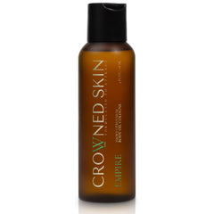 Crowned Skin Empire Body Oil bottle showing smoky citrus musk for all-day fragrance and hydration