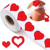 Crtiin heart-pattern tanning stickers roll for quick, eye-catching body accents during sun exposure
