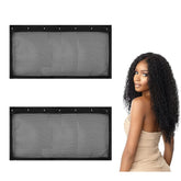 CRUIFU Lock Curly Hair Stretcher shows elongated look for heat-free curl length