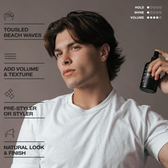 CRVFT Spray de Sal Marina, ondas definidas y volumen suave.