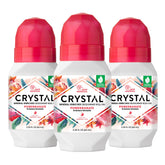 Crystal Essence Desodorante mineral rodillo Granada, protección 24 horas para uso diario.
