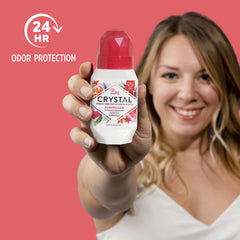 Crystal Essence Desodorante mineral rodillo, libre de aluminio.