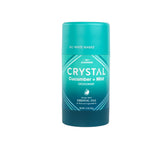 Desodorante sólido Crystal Essence magnesio en envase compacto para uso diario.