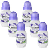 Crystal Essence Lavender & White Tea roll-on application shows odor control moment