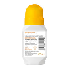 Close-up of label highlighting aluminum-free, vegan, and hypoallergenic deodorant.