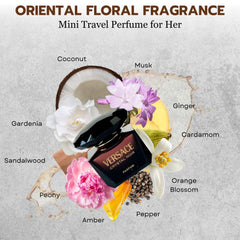 Crystal Noir amber-sandalwood notes deliver warm sophistication for evenings