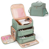 Cubetastic extra large nail polish organizer front view showing 86-bottle capacity for pro setups