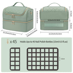 CUBETASTIC quilted nylon padding protects bottles from impacts during transport.