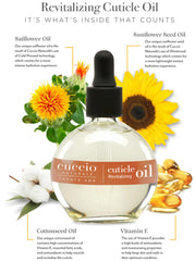 Cuccio Naturale Hidratante para Uñas, reparación nocturna para uñas frágiles.