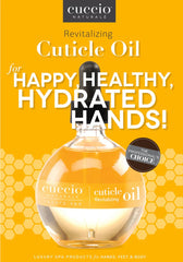 Cuccio Naturale Milk & Honey oil ingredients label highlighting cold-pressed oils and vitamin E.
