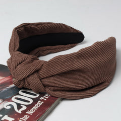Diadema Cuizhiyu corduroy suave, diseño cómodo para uso diario.