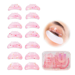 CURACORO Lash Lift Shields—14-piece set for versatile curl options.