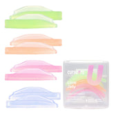 Curacoro lash lift shields in color coded sizes for precise, comfortable curls
