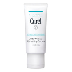 Curel Suero: envase de 1.3 oz, hidratación antiarrugas para piel seca y sensible.
