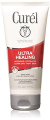 Curel Ultra Healing Body Lotion bottle showing all-day moisture for extra-dry skin